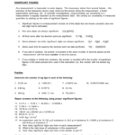 Scientific Notation  Sig Figs Worksheet Regarding Significant Figures Worksheet Chemistry