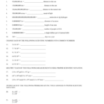 Scientific Notation Worksheet 1 Intended For Scientific Notation Worksheet Answers