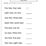Second Grade Place Value Worksheets Within Place Value Worksheets For Kindergarten