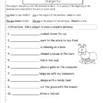 Second Grade Sentences Worksheets Ccss 2L1F Worksheets For Building Sentences Worksheets 1St Grade