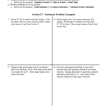 Section 49 Mixture Problems Or Mixture Problems Worksheet