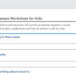 Self Awareness Worksheets For Kids In Parenting Skills Worksheets