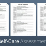 Selfcare Assessment Worksheet  Therapist Aid For Therapy Worksheets For Teens