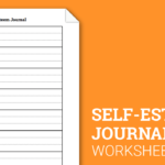 Selfesteem Journal Worksheet  Therapist Aid Or Self Acceptance Worksheets