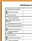 Selfesteem Worksheets  Therapist Aid For Self Esteem And Self Worth Worksheets