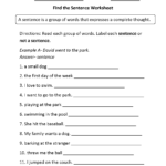 Sentence Structure Worksheets  Sentence Building Worksheets Pertaining To Sentence Building Worksheets For Kindergarten