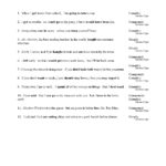 Sentences Types Worksheet  Answers Throughout Grammar Practice Parallel Structure Worksheet Answers