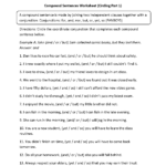 Sentences Worksheets  Compound Sentences Worksheets And Compound Sentences Worksheet