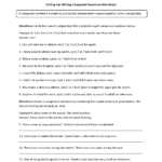Sentences Worksheets  Compound Sentences Worksheets In Compound Sentences Worksheet