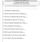 Sentences Worksheets From The Teacher's Guide In Kinds Of Sentences Worksheet