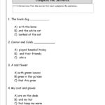 Sentences Worksheets From The Teacher's Guide With Regard To Writing Complete Sentences Worksheets