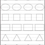 Shape Tracing Worksheets This Shape Tracing Worksheet Is Appropriate For Worksheets For 3 Year Olds