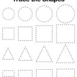 Shapes Preschool Tracing Worksheets » Printable Coloring Pages For Kids Regarding Preschool Tracing Worksheets