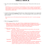 Shell Shock Video Questionskey And The War To End All Wars Worksheet Answers Key