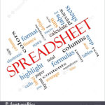 Signs And Info: Spreadsheet Words   Stock Illustration I3899109 At ... Throughout Spreadsheet Terms