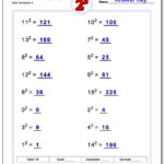 Simple Exponents And Powers Of Ten Also Power To A Power Worksheet