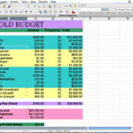 Simple Home Budget Spreadsheet Family Template How To Make Excel ... Along With How To Make Home Budget Plan