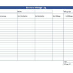 Simple Mileage Log  Free Mileage Log Template Download Along With Mileage Worksheet For Taxes