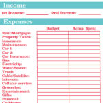Simple Monthly Budget Excel Spreadsheet Sample Example Of | Smorad Intended For Easy Spreadsheet For Monthly Bills