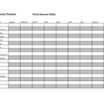 Simple Udget Tracking Spreadsheet Spending Tracker Project For Expense Tracking Worksheet