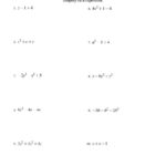 Simplifying Algebraic Expressions With One Variable And Three Terms Also Simplifying Expressions Worksheet With Answers