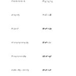 Simplifying Algebraic Expressions Worksheet The Best Worksheets In Simplifying Algebraic Expressions Worksheet