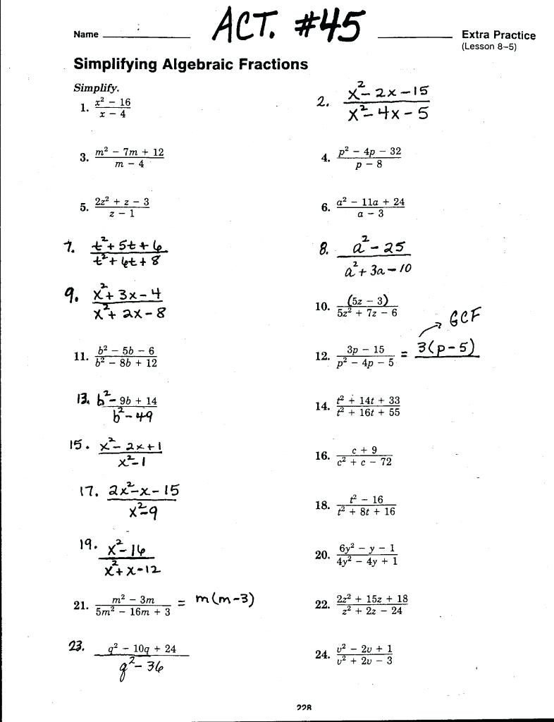 Simplifying Rational Expressions Worksheet Answers Math Worksheets With Rational Expression Worksheet Answers