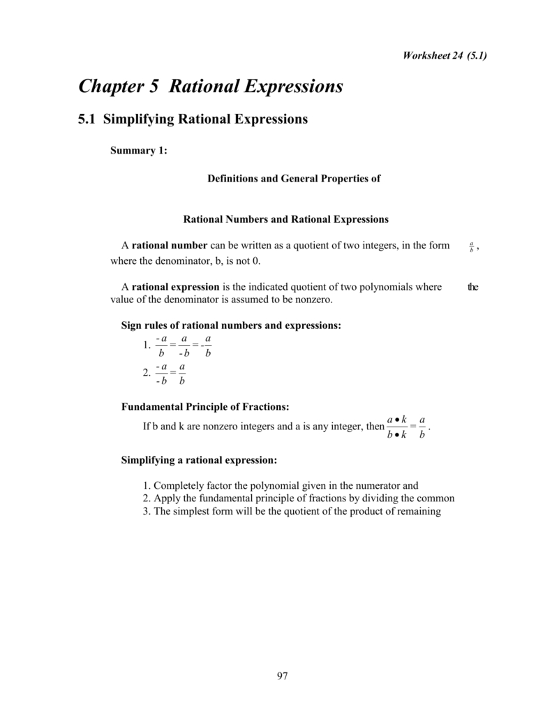 Simplifying Rational Expressions Worksheet Answers Math Worksheets Within Rational And Irrational Numbers Worksheet Kuta