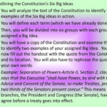 Six Big Ideas In The Constitution  Examples And Forms With Regard To Six Big Ideas In The Constitution Worksheet Answers Handout 1