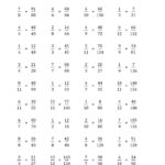 Sixth Grade Math Fractions Worksheets  Justswimfl With Dividing Fractions Worksheet 6Th Grade
