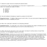 Slavery The Civil War And Reconstruction Gettysburg And The In Gettysburg Address Worksheet