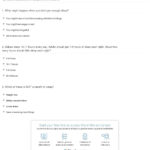 Sleep Quiz  Worksheet For Kids  Study With Sleep Hygiene Worksheet