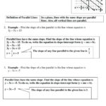 Slope Intercept Form Perpendicular Math – Littleheartclub Together With Equations Of Parallel And Perpendicular Lines Worksheet With Answers
