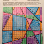 Slope  Mean Green Math Also Stained Glass Transformations Worksheet Answer Key