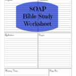 Soap Bible Study Worksheet  Etsy For Bible Study Worksheets
