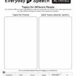 Social Skills Videos  Everyday Speech  Everyday Speech With Regard To Social Skills Worksheets For Kids