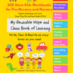 Soe Store Kids Early Learning Reusable Wipe And Clean Preschool And Worksheets For Toddlers Age 2