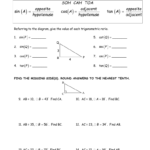 Soh Cah Toa Adjacent Opposite Pertaining To Worksheet Trigonometric Ratios Sohcahtoa Answer Key