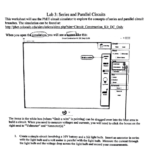 Solved Lab 3 Series And Parallel Circuits This Worksheet Throughout Series And Parallel Circuits Worksheet With Answers
