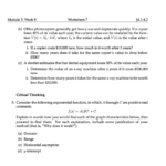 Solved Module 3 Week 8 Worksheet 7 4142 Basic 1 For Or Precalculus Inverse Functions Worksheet Answers