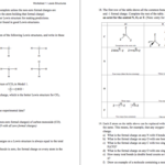 Solved Worksheet 1 Lewis Structures Worksheet 1 Lewis S Pertaining To Lewis Structure Worksheet With Answers