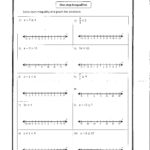 Solving And Graphing Inequalities Worksheet Answers  Briefencounters As Well As Solving And Graphing Inequalities Worksheet Answers