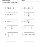 Solving Equations And Inequalities Worksheet Answers  Briefencounters Intended For Solving Inequalities Worksheet