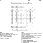 Solving Inequalities Word Search  Wordmint In One Step Inequality Word Problems Worksheet