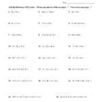 Solving Inequalitiesadding And Subtracting Worksheet The Best And Solving Inequalities By Addition And Subtraction Worksheet Answers