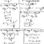 Solving Logarithmic Equations Worksheet  Yooob Inside Logarithmic Equations Worksheet With Answers