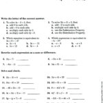 Solving Multistep Equations Math Two Step Algebra Equations Throughout Solving Multi Step Equations Worksheet