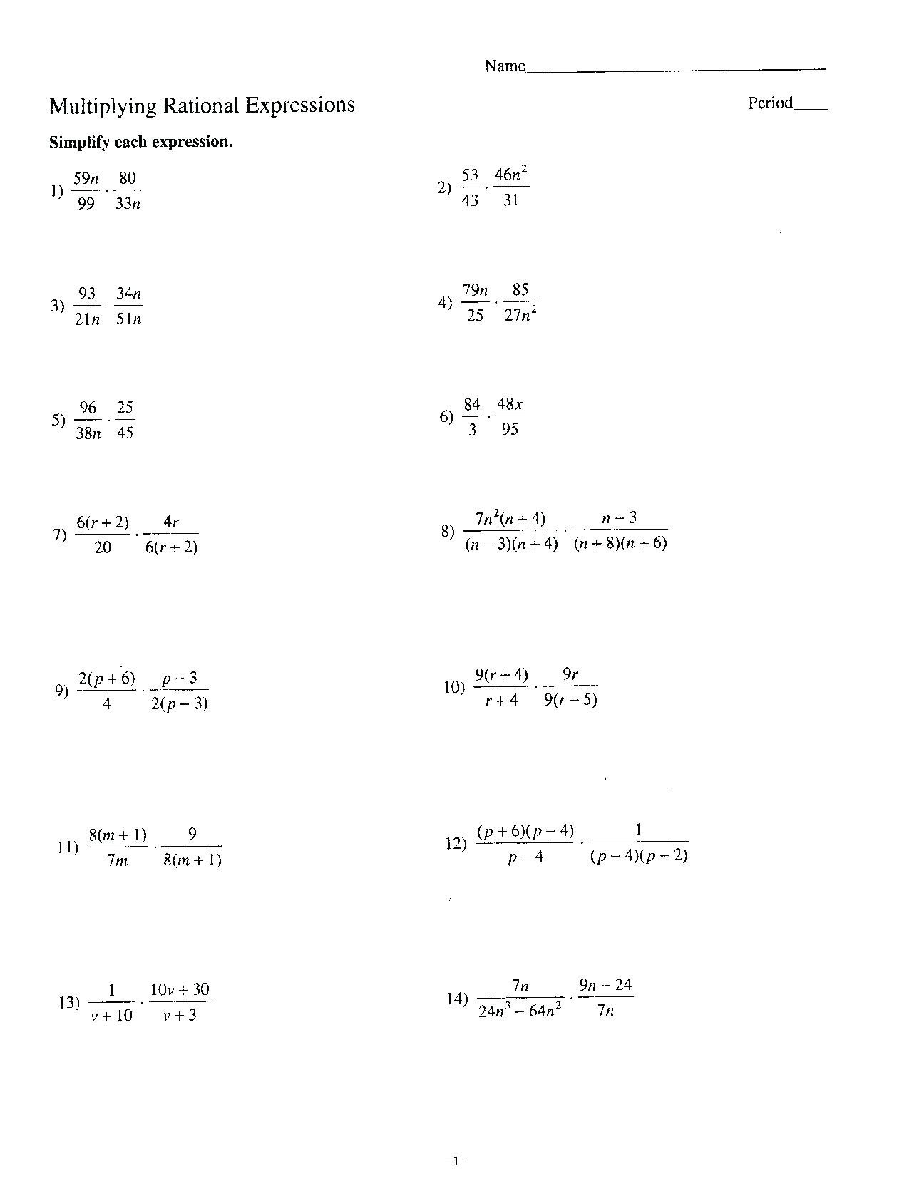 Solving Rational Equations Answers Math – Ewbaseballclub Throughout Solving Rational Equations Worksheet Answers