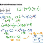 Solving Rational Equations  Math Precalculus Rational Expressions For Solving Rational Equations Worksheet Answers