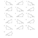 Solving Right Triangles Worksheet Math Worksheets Grade 4 Coping Or Special Right Triangles Worksheet Pdf